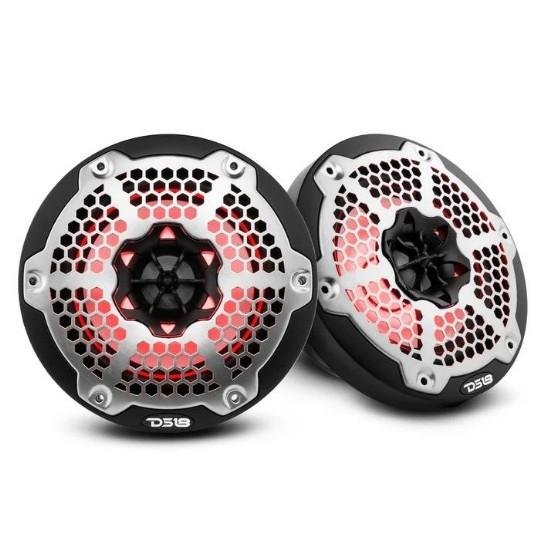 DS18 6.5" 2-Way 100 Watts RMS 4O Black | NXL-6M/BK - Clinch River Fishing USA