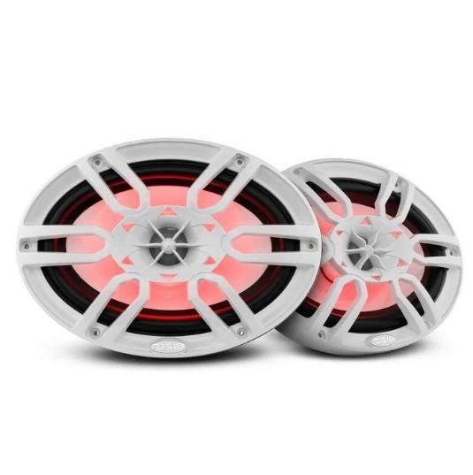 DS18 6x9" 2-Way 125 Watts RMS 4O White | NXL-69/WH - Clinch River Fishing USA