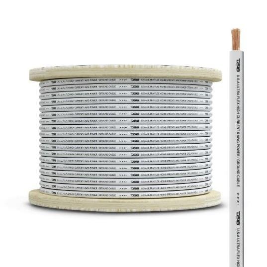 DS18 8-GA Marine Grade Tinned 100% Copper OFC Ground Wire -100 Feet | MOFC8GA100G - Clinch River Fishing USA