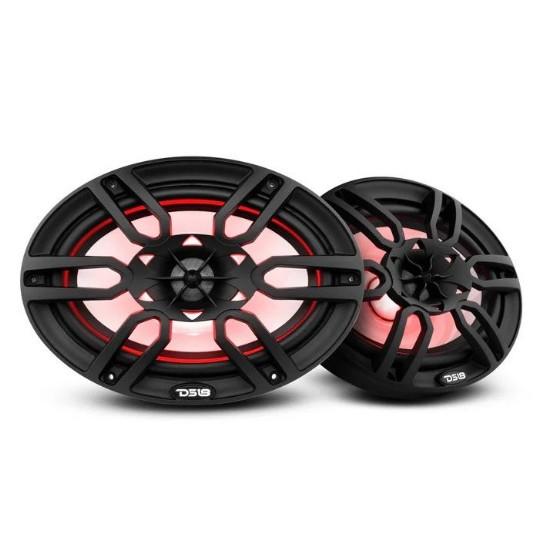DS18 6x9" 2-Way 125 Watts RMS 4O Black | NXL-69/BK