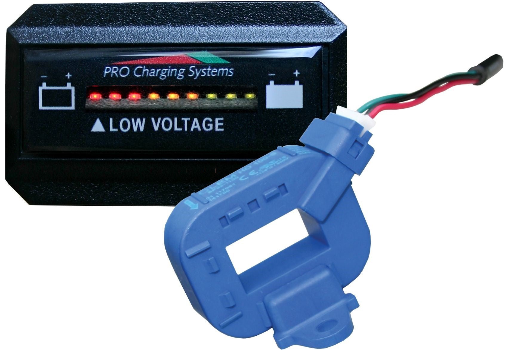 Dual Pro Lithiumm Battery Status Indicator Horizontal Display - Clinch River Fishing USA