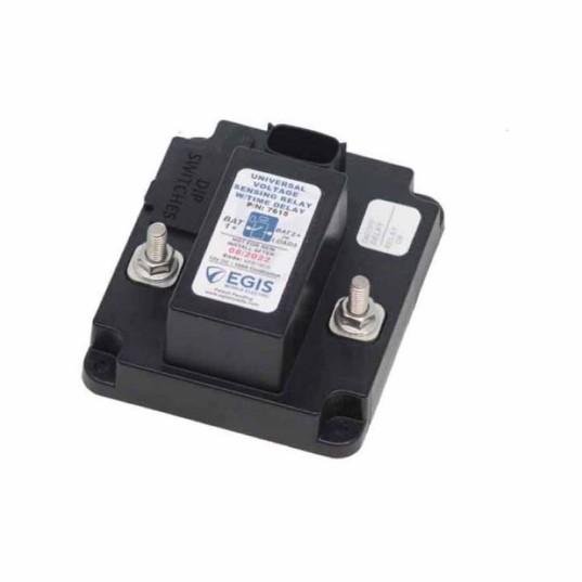 EGIS MOBILE ELECTRIC 7618B Universal Voltage Sensitive Relay w/ Optional Time Delay, 160 Amp - Clinch River Fishing USA