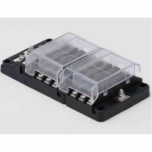 EGIS MOBILE ELECTRIC 8026 RT Fuse Block 12 Pos w/Ground & LED Indication - Clinch River Fishing USA