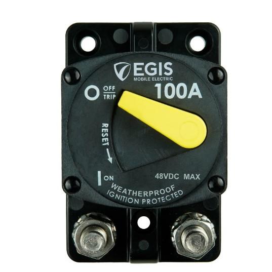 EGIS MOBILE ELECTRIC Circuit Breaker, 87 Series, 100 A, Surface Mount, Retail Pack | 4704-100 - Clinch River Fishing USA