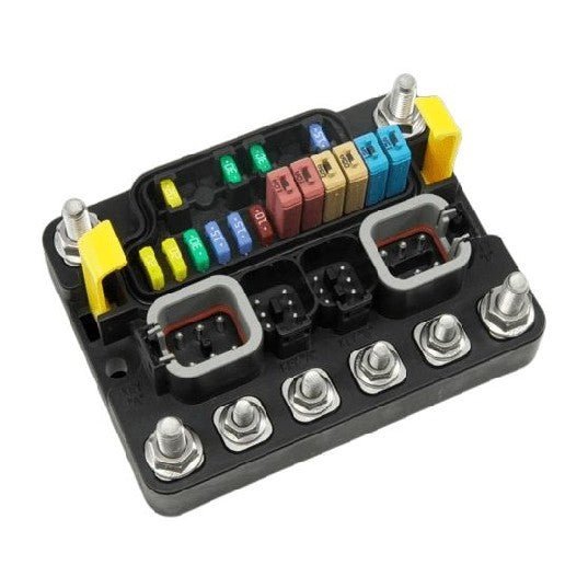 EGIS MT Series 12 Pos Sealed ATM Fuse/CB Block + 250 A Ground Bus | 3412B - Clinch River Fishing USA