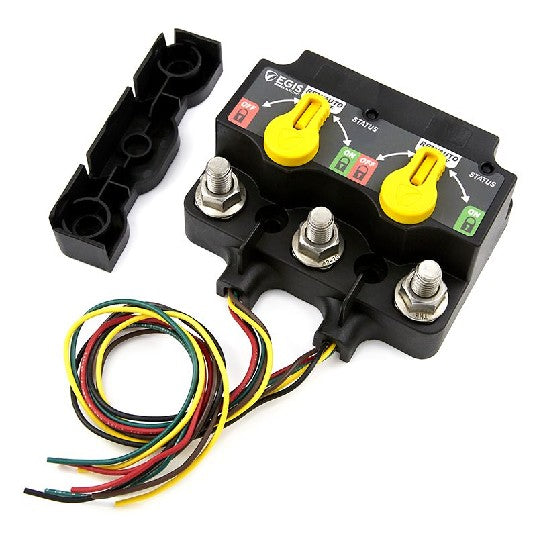 EGIS MOBILE ELECTRIC Dual XD Flex 2 - (Relay)-(Relay) w/Knobs - Tinned Wires