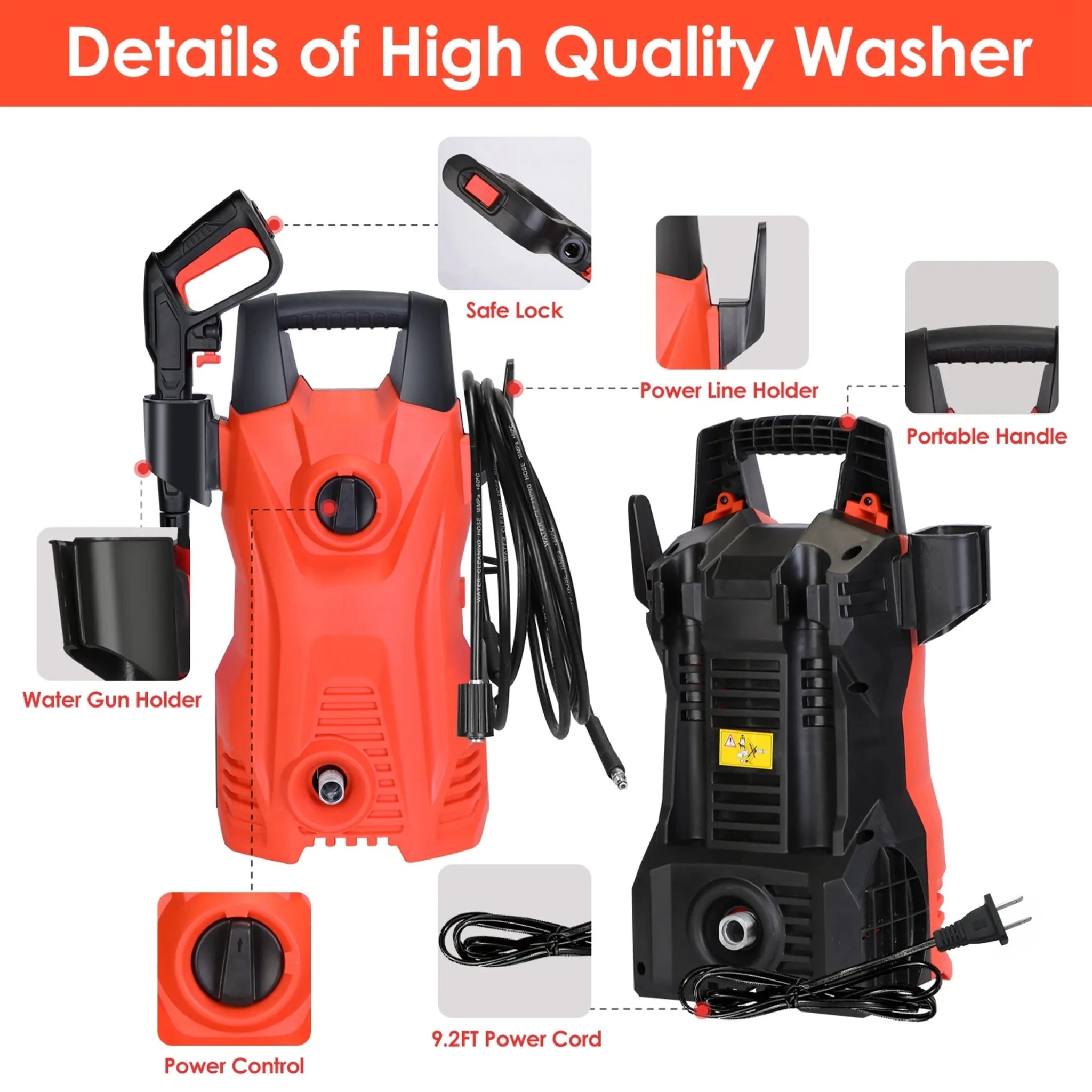 Electric High Pressure Washer - Clinch River Fishing USA