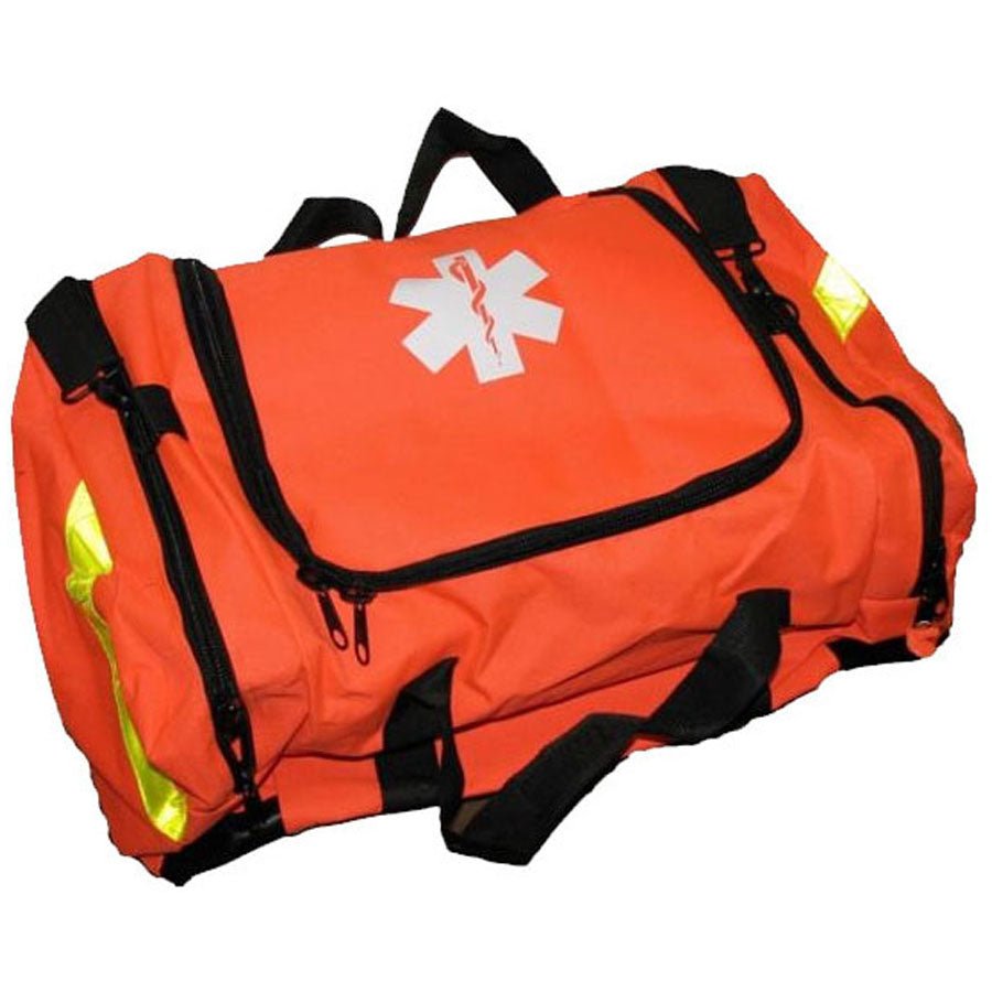 Empty First Responder Bag w/ Rigid Foam Divider Insert - Orange - Clinch River Fishing USA