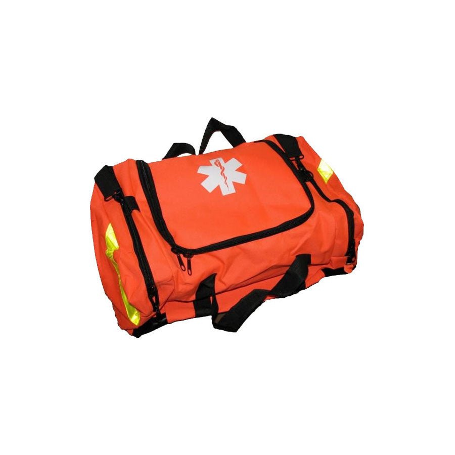 Empty First Responder Bag w/ Rigid Foam Divider Insert - Orange - Clinch River Fishing USA