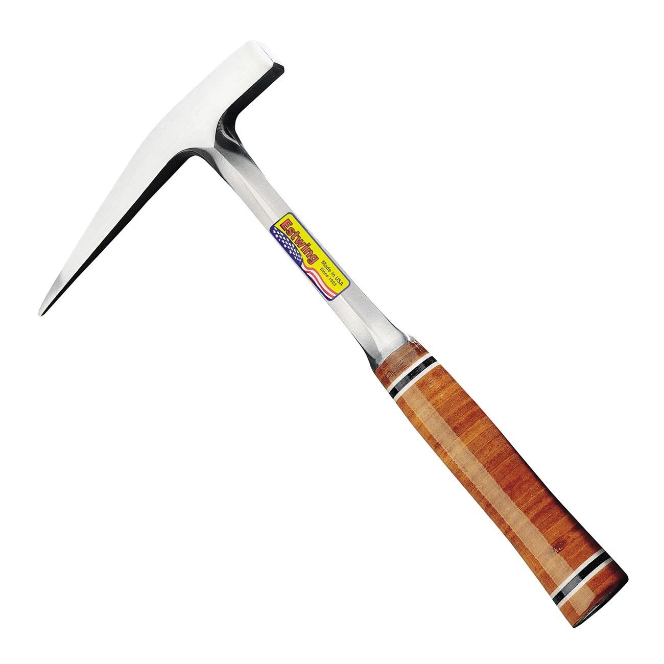 Estwing 13 oz. Lightweight Smooth Face Rock Pick - Leather Grip - Clinch River Fishing USA