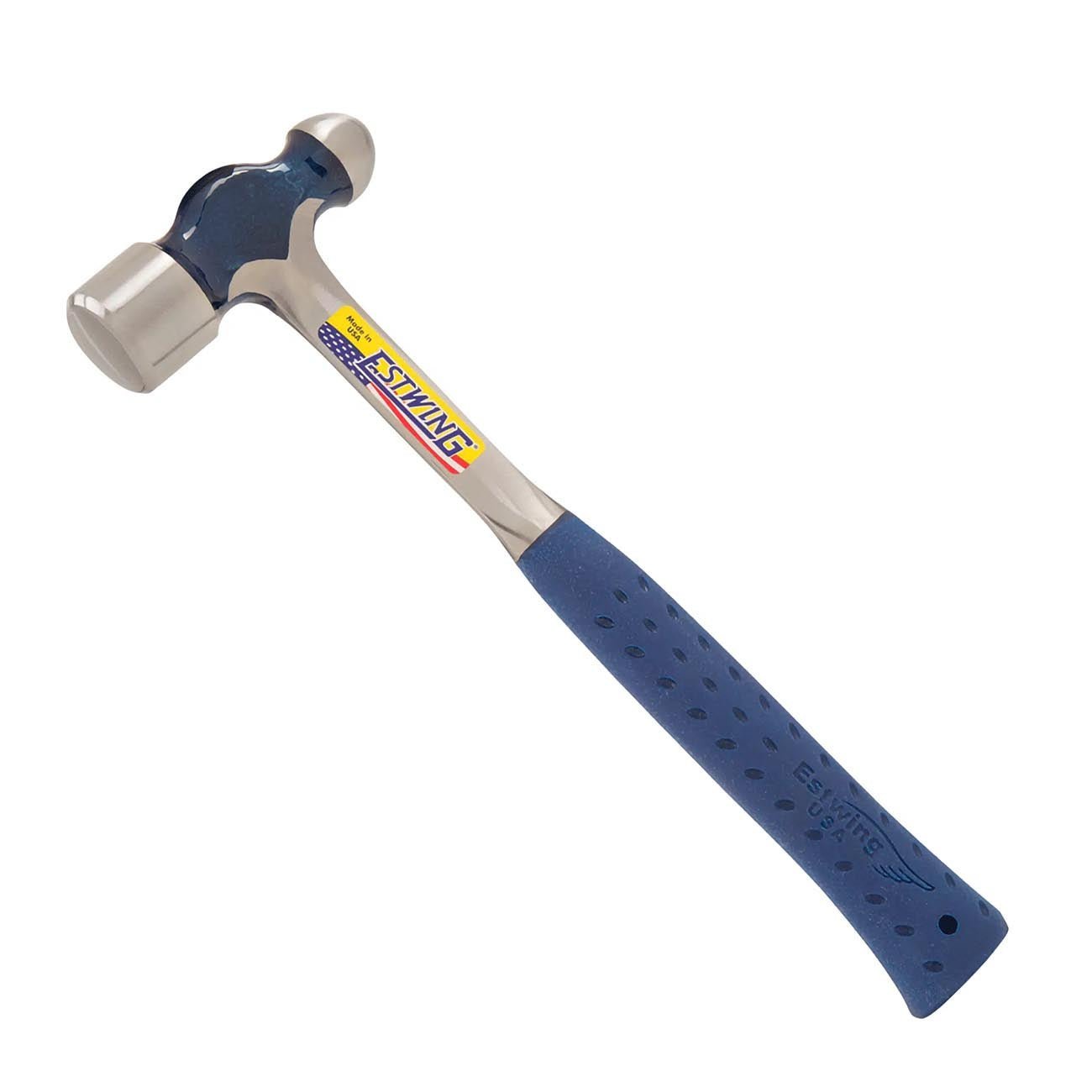 Estwing 8 oz. Ball Peen Hammer with Blue Vinyl Shock Reduction Grip - Clinch River Fishing USA