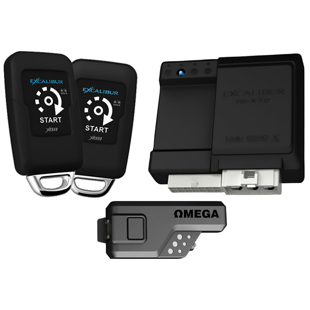 Excalibur 1500 Feet 1-Button Remote Start Keyless Entry System - Clinch River Fishing USA