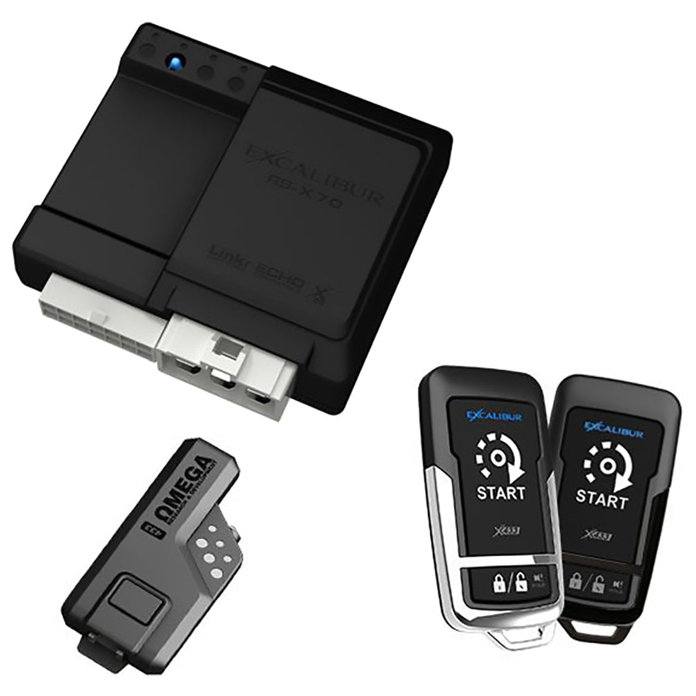 Excalibur 1500 Feet 1+1 Button Remote Start Keyless Entry System - Clinch River Fishing USA