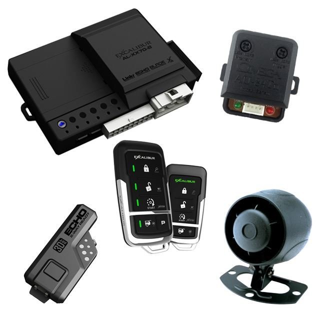 Excalibur 2-Way Car Alarm System with Remote Start - 3000 Foot Range - Clinch River Fishing USA
