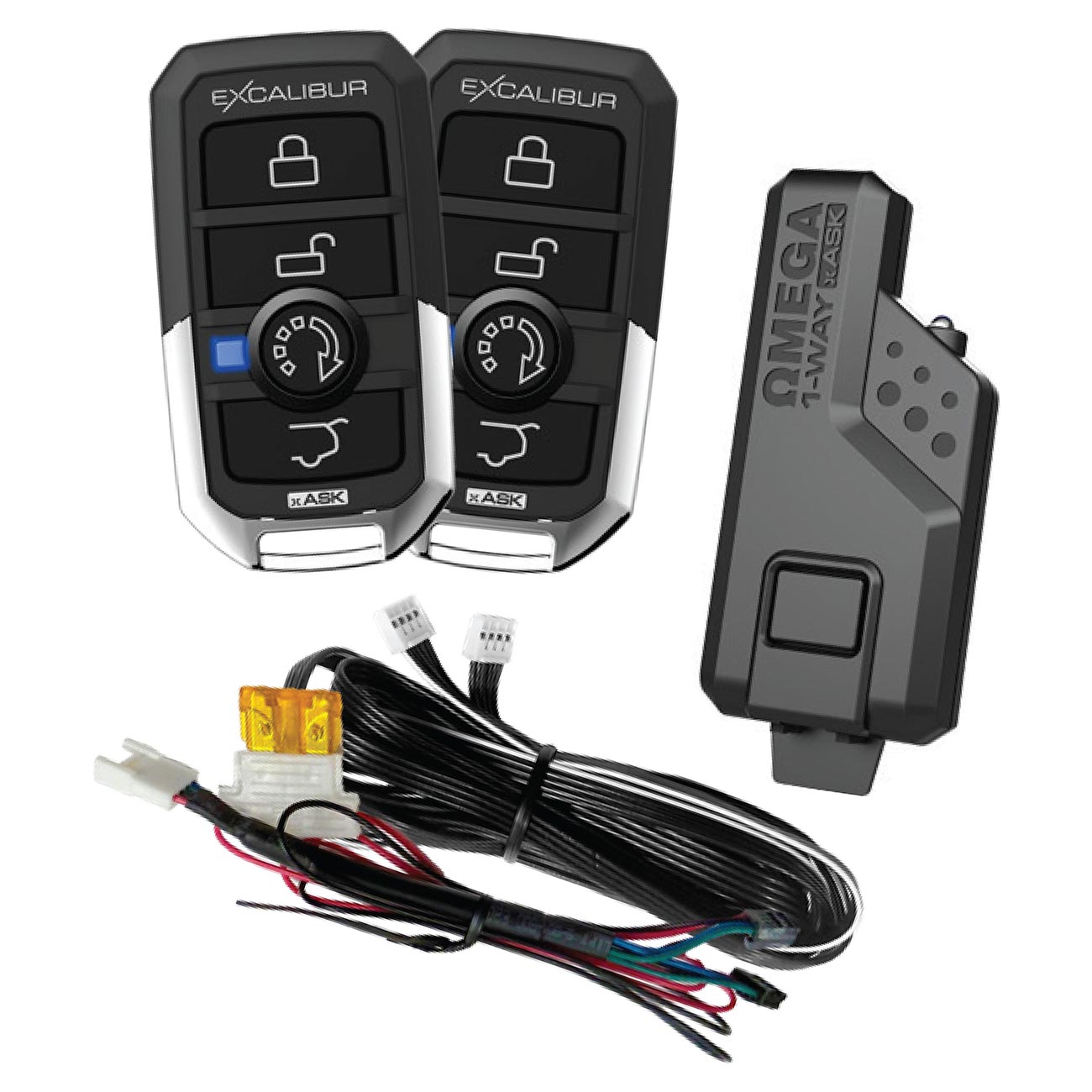Excalibur 4-Button 1-Way Remote Kit - Up to 1/4 mile Range - Clinch River Fishing USA