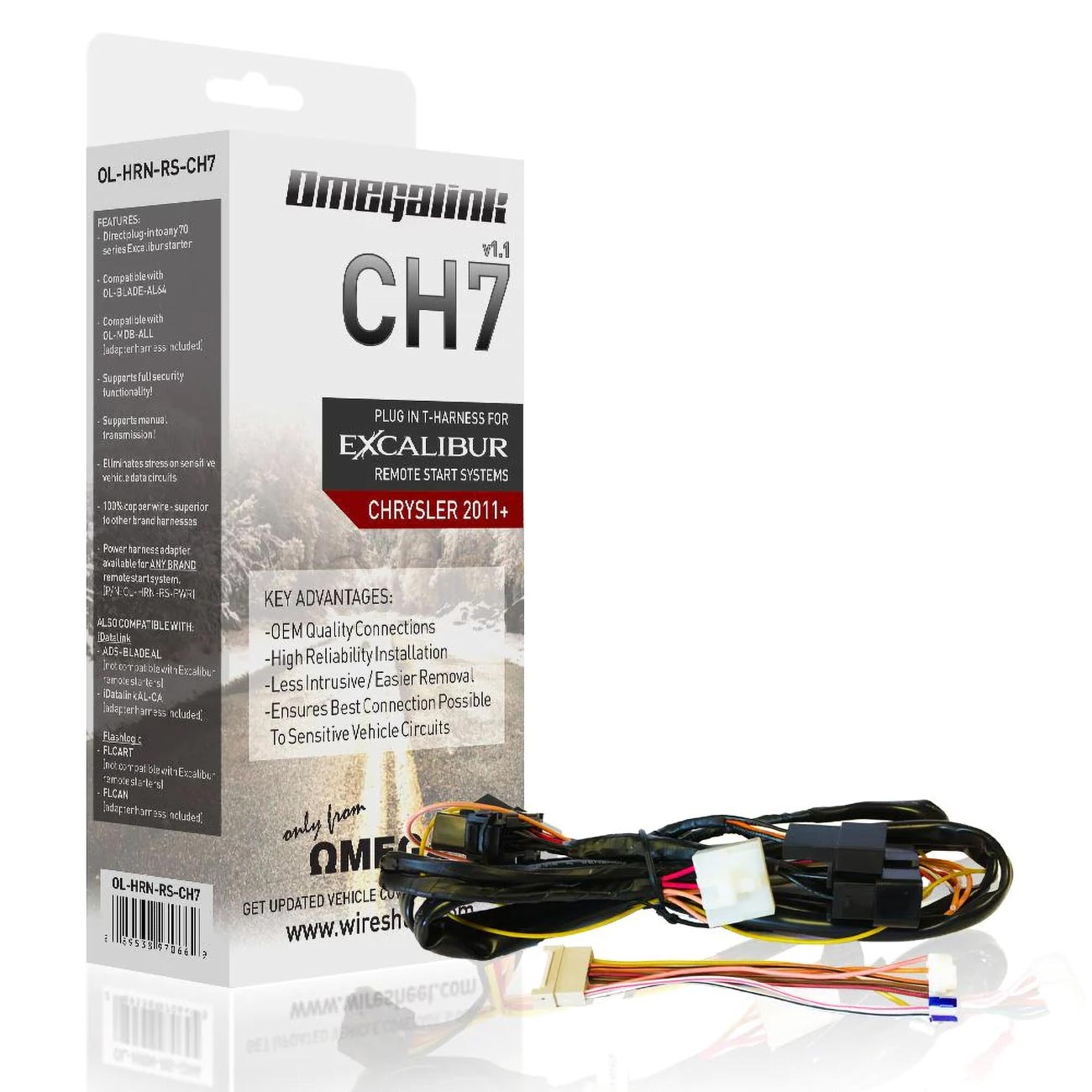 Excalibur Plug&Play Harness Chrysler/Dodge/Jeep/Ram/SRT Vehicles (2011 - 2024) - Clinch River Fishing USA