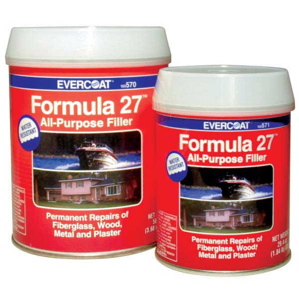 Fiberglass Evercoat Formula 27 Filler H.P.