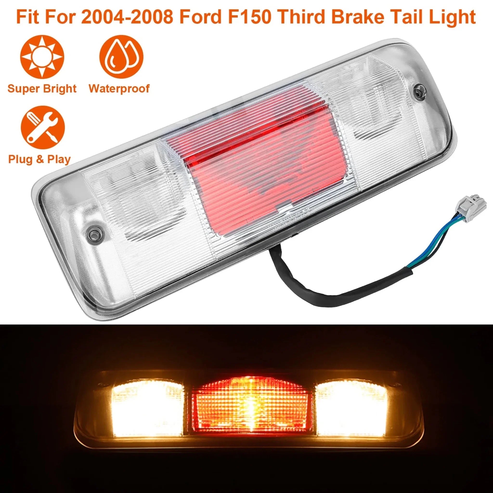 Fit For 2004-2008 Ford F150 Third Brake Tail Light - Clinch River Fishing USA