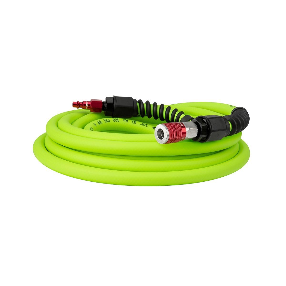 Flexzilla Heavy Duty Lightweight Air Hose 3/8" x 25' with ColorConnex Coupler and Plug - (Red) Ty - Clinch River Fishing USA