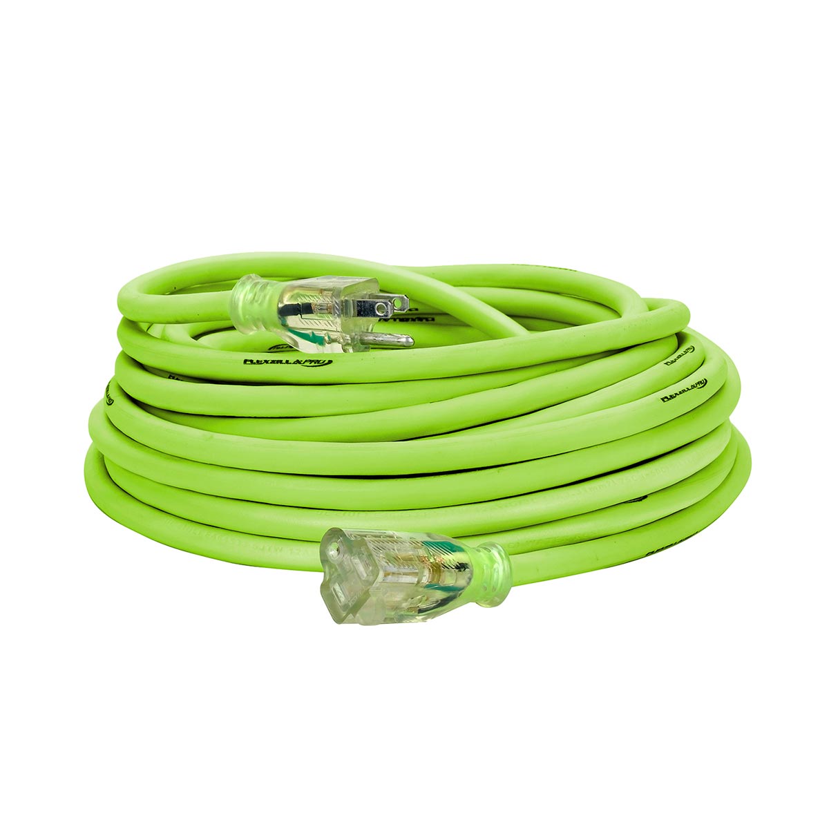 Flexzilla Pro Extension Cord 12/3 AWG SJTW 50ft Outdoor Lighted Plug - Clinch River Fishing USA