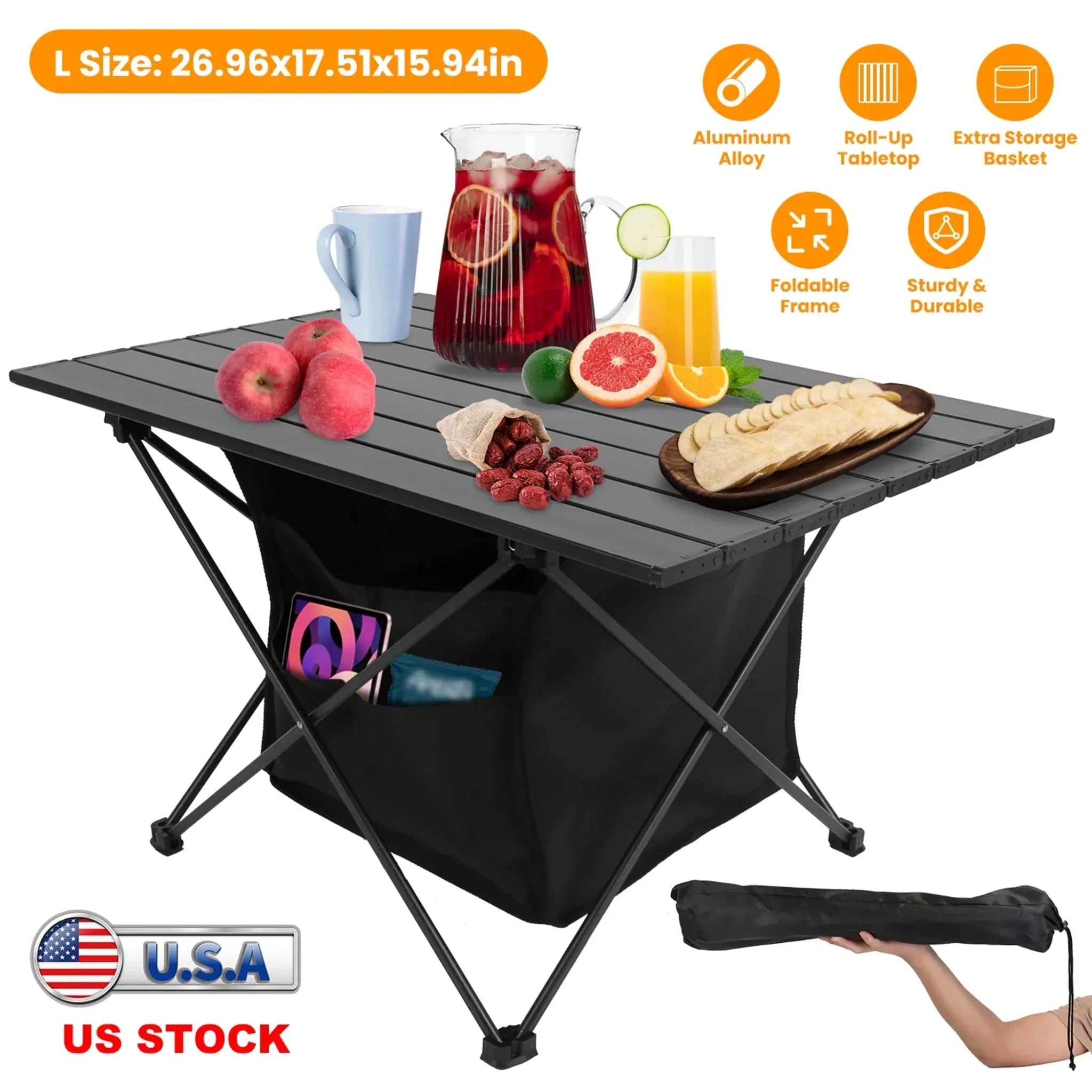 Foldable Camping Table - Clinch River Fishing USA