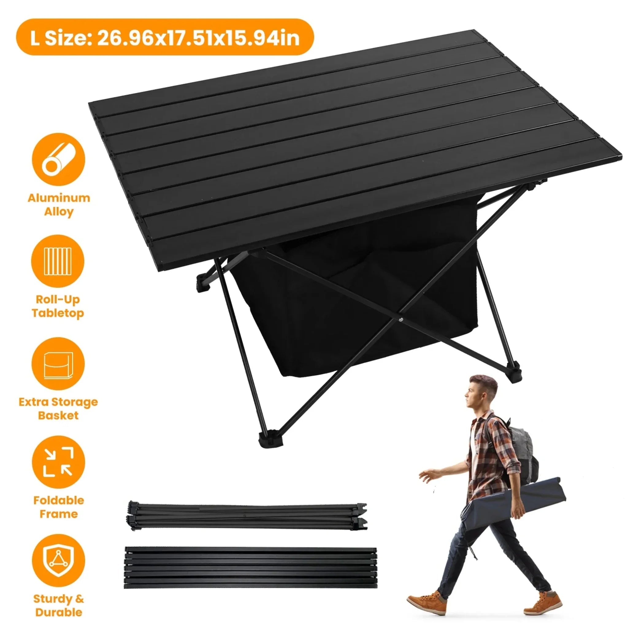 Foldable Camping Table - Clinch River Fishing USA