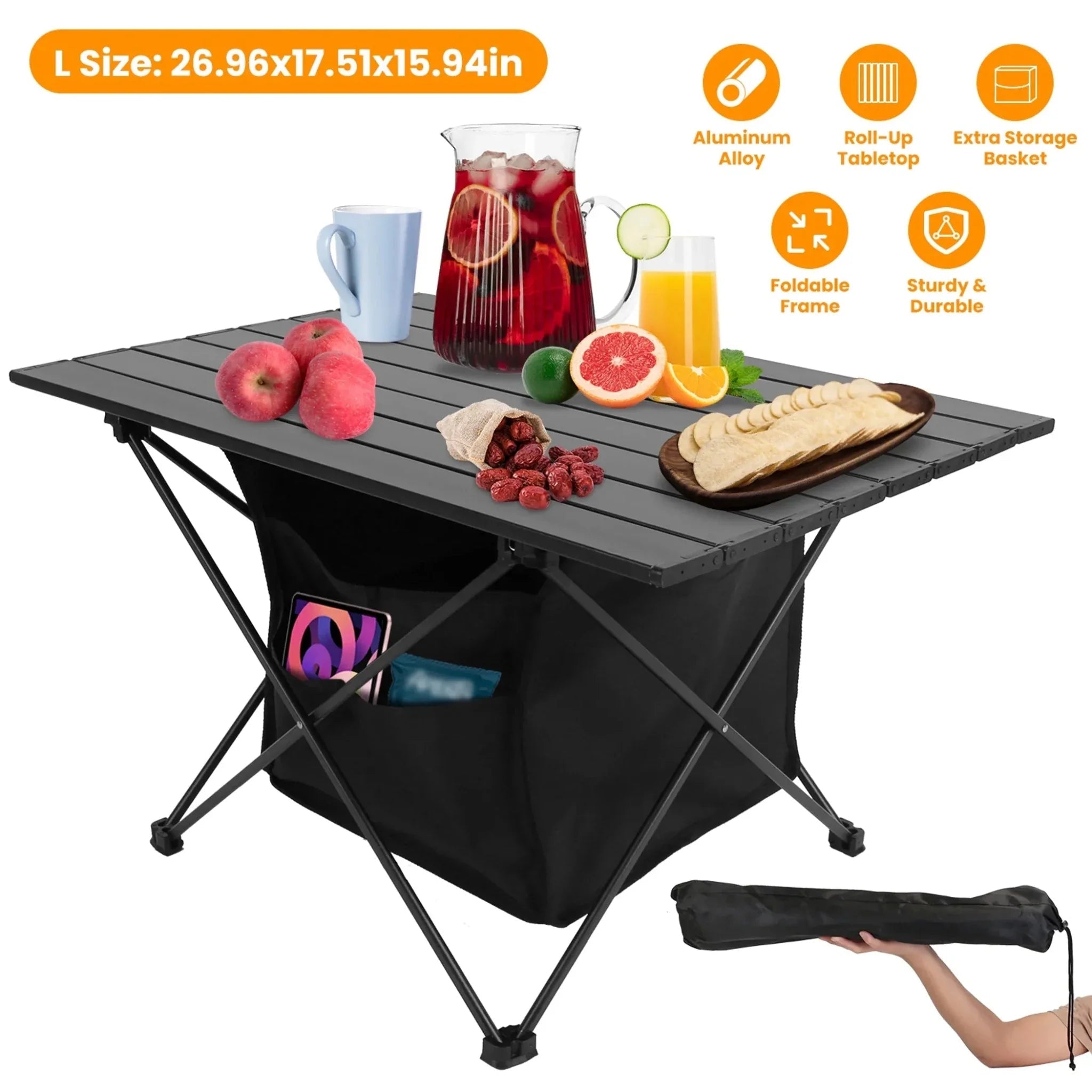 Foldable Camping Table - Clinch River Fishing USA