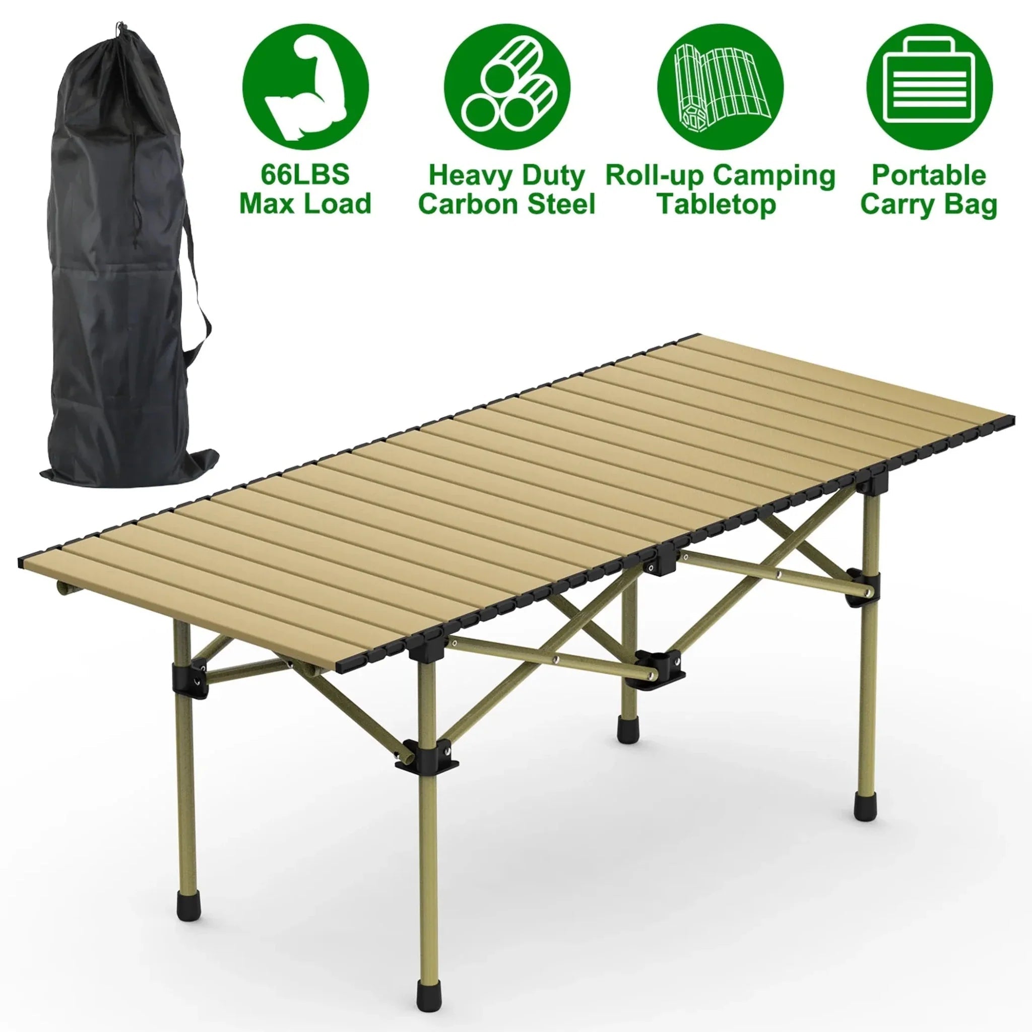 Folding Camping Table - Clinch River Fishing USA