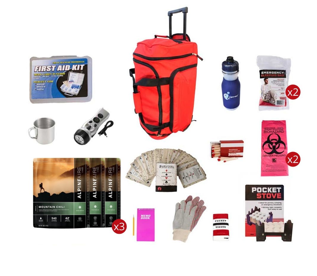 Food Storage Survival Kit, Rolling Bag - Clinch River Fishing USA