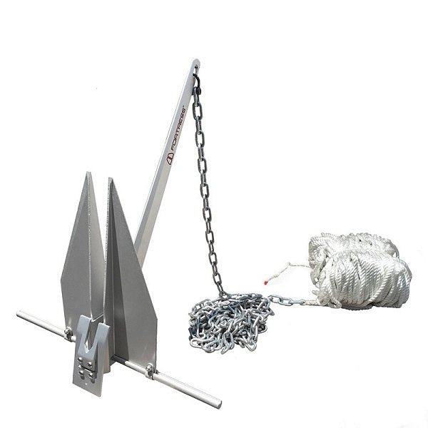 Fortress FX - 7 4LB Anchor Anchoring System 250ft 3/8in Line, 15ft 1/4in G30 - Clinch River Fishing USA