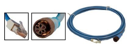 Furuno 001-588-820-00 5m Adapter Cable RJ45 to 6-Pin - Clinch River Fishing USA