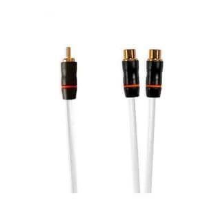 FUSION RCA Splitter Cable, Male to Dual Female | 010-12896-00 - Clinch River Fishing USA