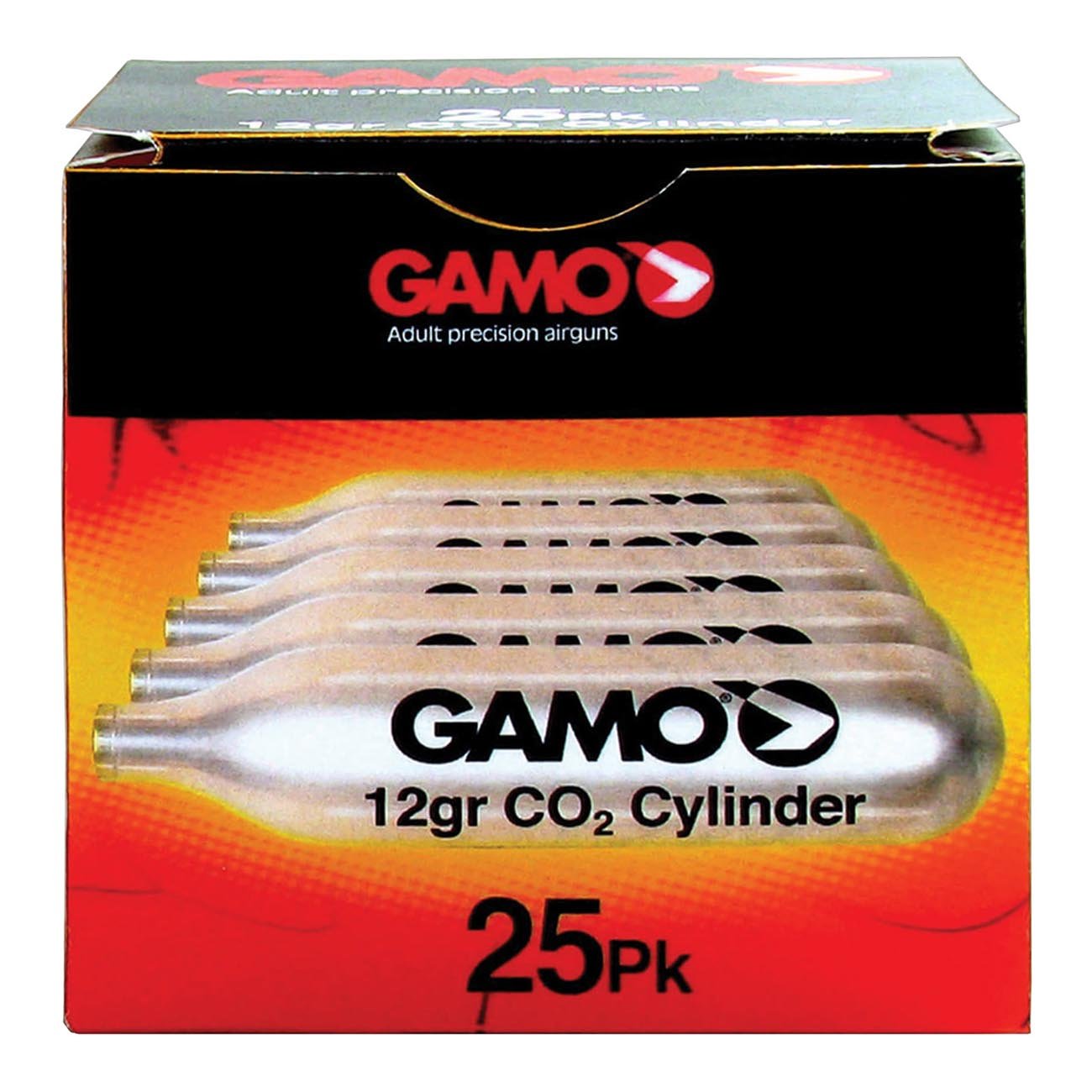 Gamo 12 - Gram Replacement CO2 Cylinders 25 - Pack - Clinch River Fishing USA