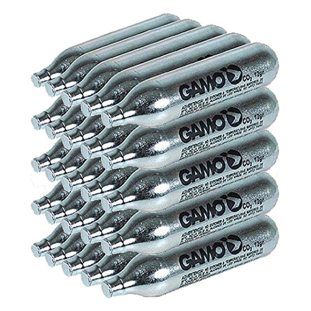 Gamo 12 - Gram Replacement CO2 Cylinders 25 - Pack - Clinch River Fishing USA