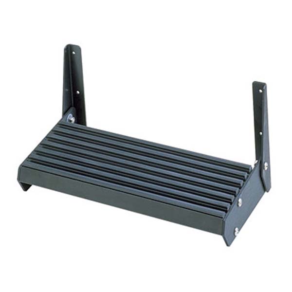 Garelick Footrest Blk Anod/Vinyl