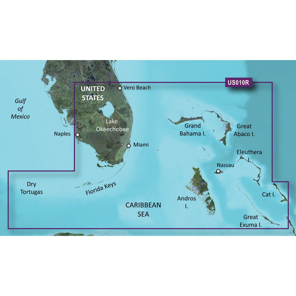 Garmin BlueChart® g3 Vision® HD - VUS010R - Southeast Florida - microSD™/SD™ - Clinch River Fishing USA