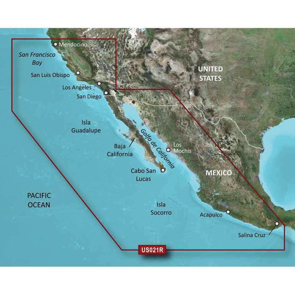 Garmin BlueChart® g3 Vision® HD - VUS021R - California - Mexico - microSD™/SD™ - Clinch River Fishing USA