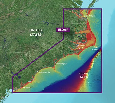 Garmin VUS007R G3 Vision Norfolk To Charleston - Clinch River Fishing USA