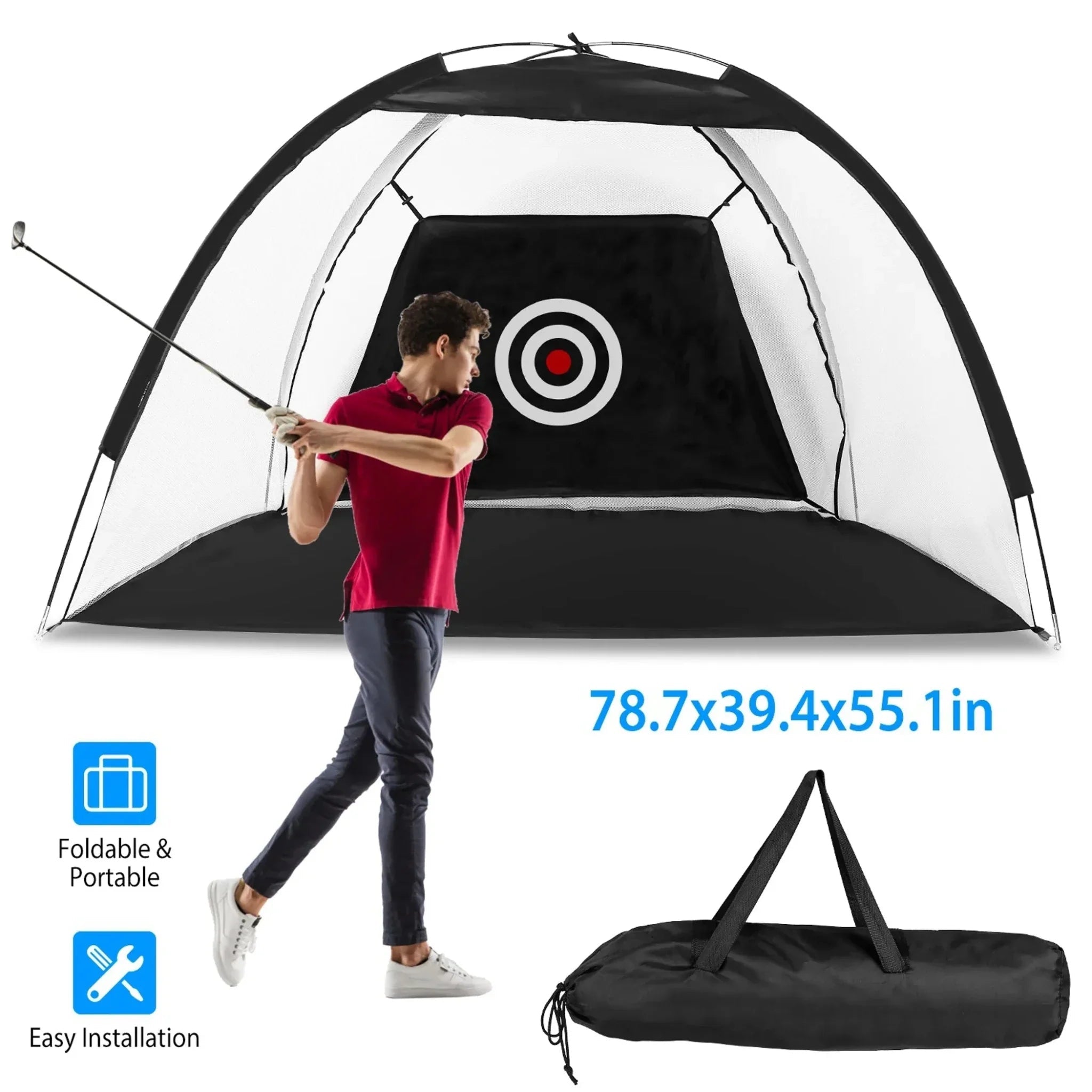 Golf Net Golf Training Aids Practice Nets Driving Hitting Nets - Clinch River Fishing USA