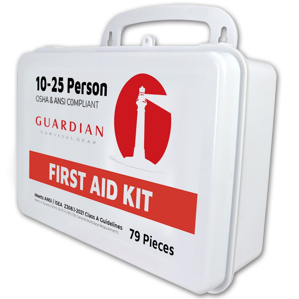 Guardian 10 - 25 Person First Aid Kit - Plastic - Clinch River Fishing USA