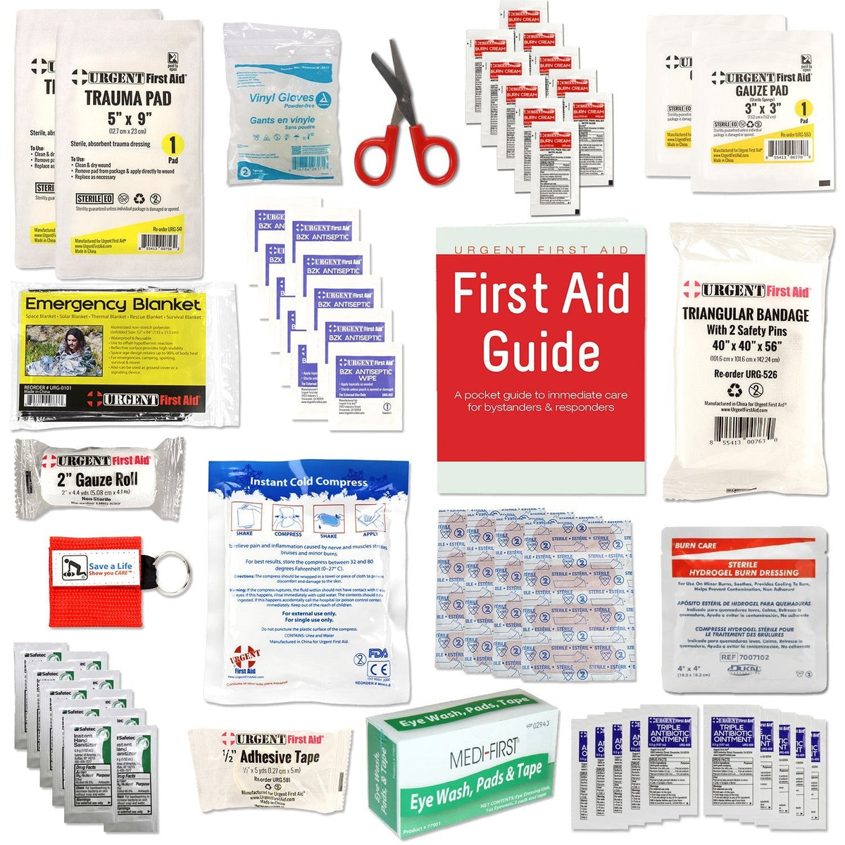 Guardian 10 - 25 Person First Aid Kit - Plastic - Clinch River Fishing USA