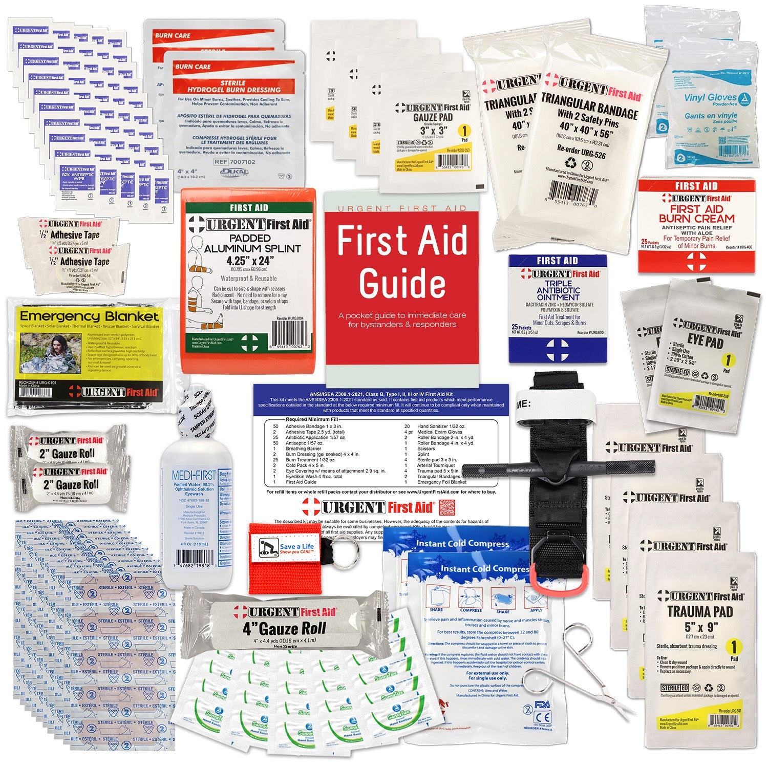 Guardian 25 - 50 Person First Aid Kit - Metal - Clinch River Fishing USA