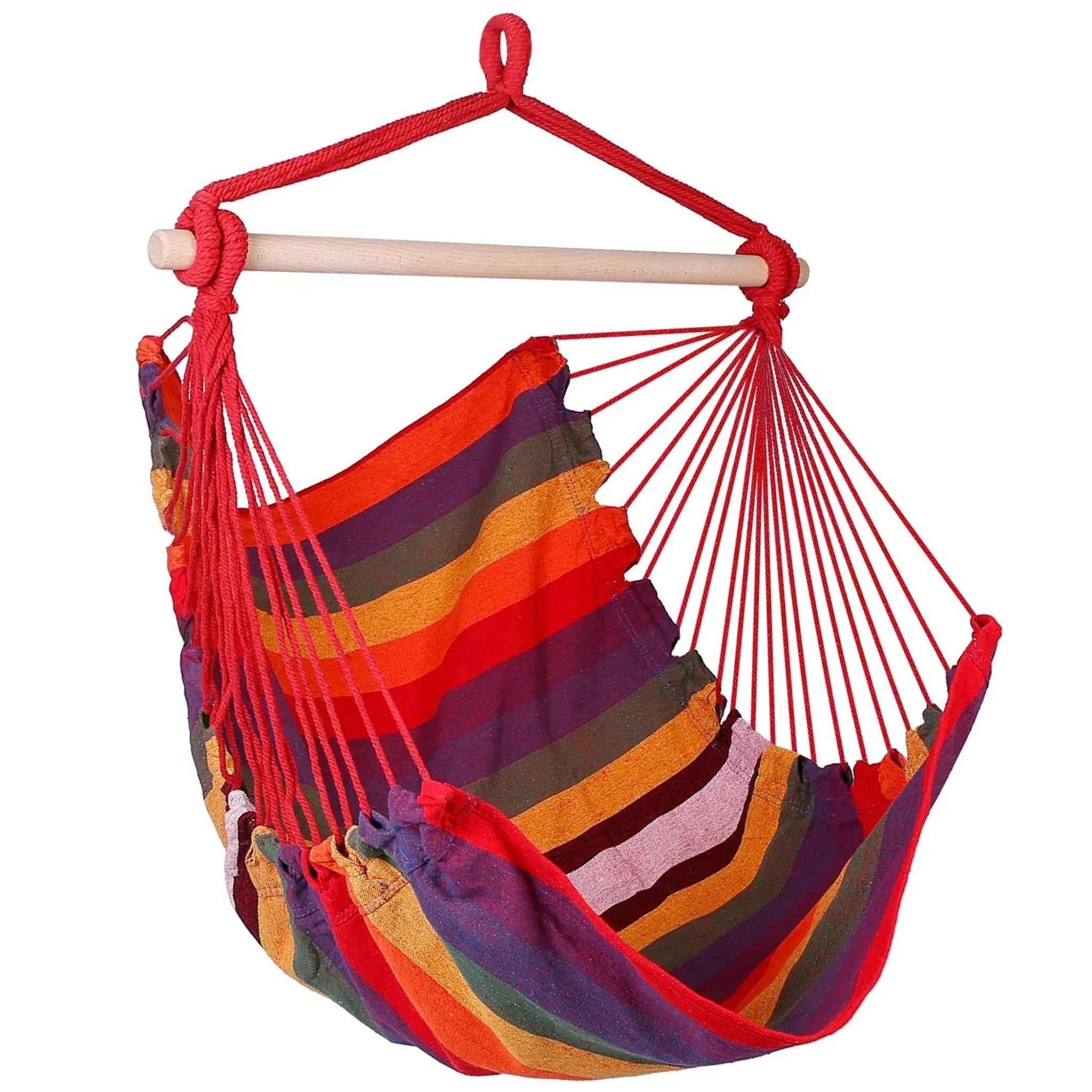Hammock Hanging Chair Canvas Porch Patio Swing Seat - Clinch River Fishing USA