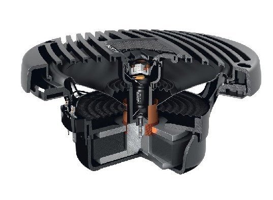 HERTZ AUDIO HEX 6.5 M-TC - 6.5" 4 Ohm MARINE COAX - TOTAL CHARCOAL | 78040371 - Clinch River Fishing USA