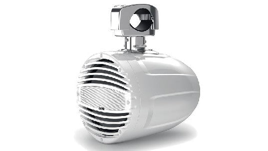 HERTZ AUDIO HTX 8 M-CL-TW.2 - MARINE TOWER SPEAKER COAX 8'' CLAMP WH each | 78049003 - Clinch River Fishing USA