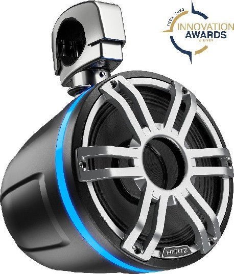 HERTZ AUDIO HTX 8H S-FL-G - MARINE TOWER SPEAKER 8'' FLAT BLACK each | 78049012 - Clinch River Fishing USA