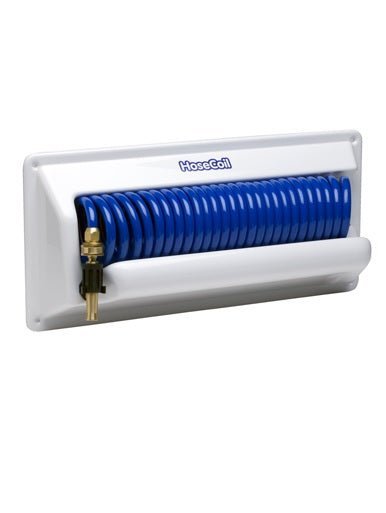 HoseCoil Horizontal Mount Enclosure with 5ft Feeder Hose - Clinch River Fishing USA