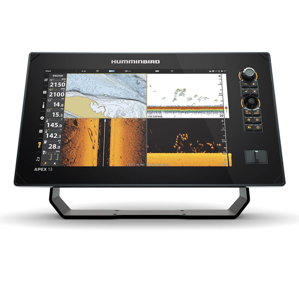Humminbird APEX13 Chartplotter Mega SI+ - Clinch River Fishing USA