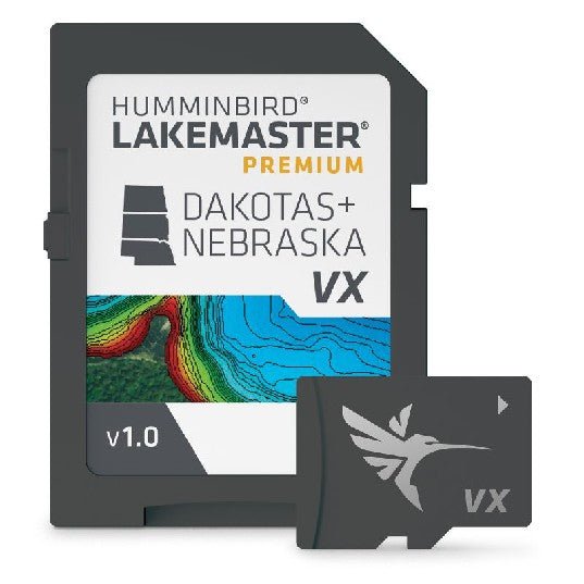HUMMINBIRD LakeMaster Premium - Dakotas + Nebraska V1 | 602001-1 - Clinch River Fishing USA