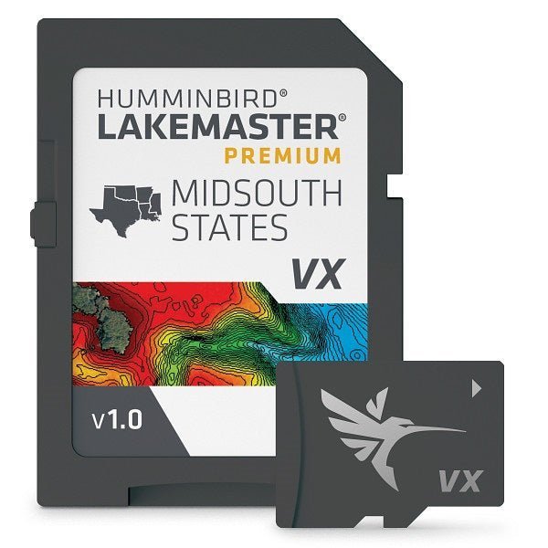 Humminbird Lakemaster VX Premium Mid-South States microSD - Clinch River Fishing USA